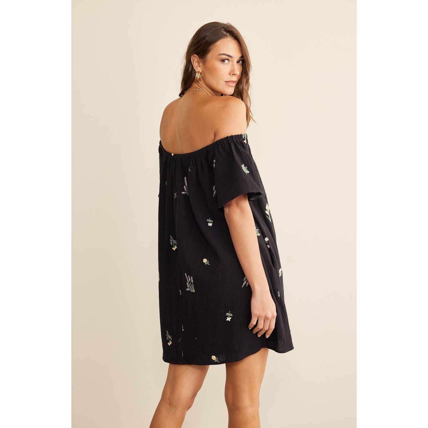 Roadside Florals Gauze Dress