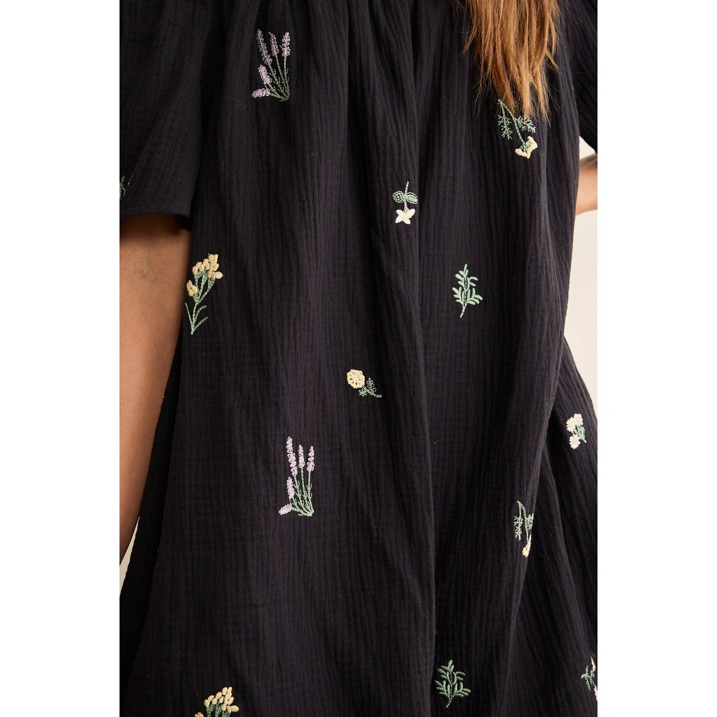 Roadside Florals Gauze Dress