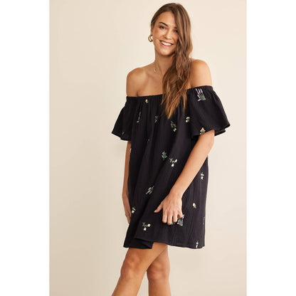 Roadside Florals Gauze Dress