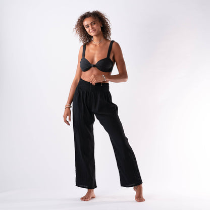 Bibi Wide Leg Beach Pant - CACTI & CAMO