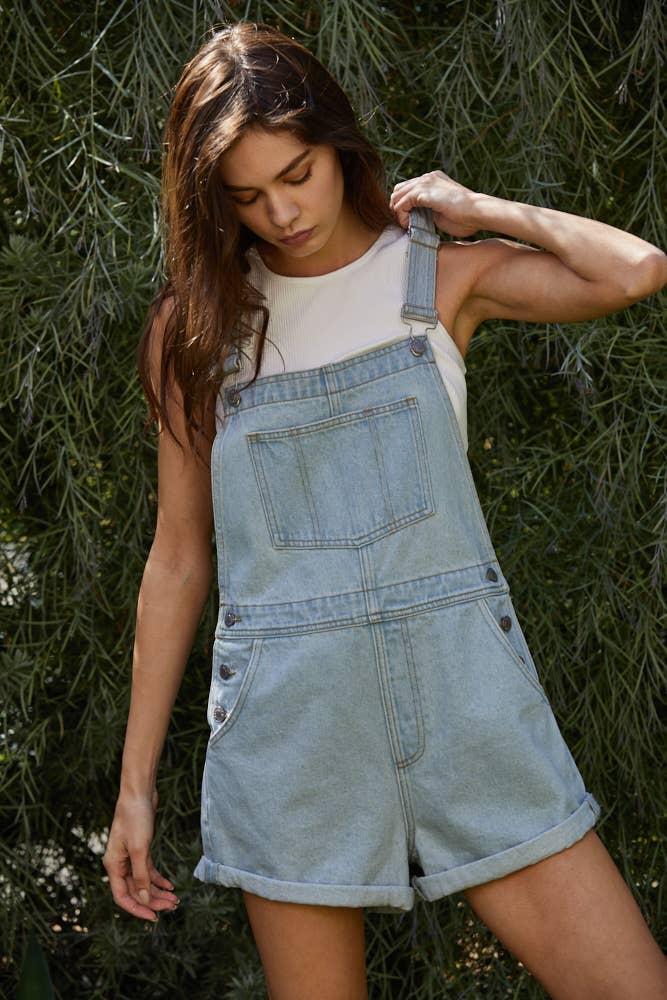 Aussie Denim Shortalls - CACTI & CAMO