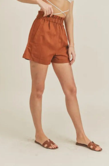 Bell Rock Linen Short - CACTI & CAMO