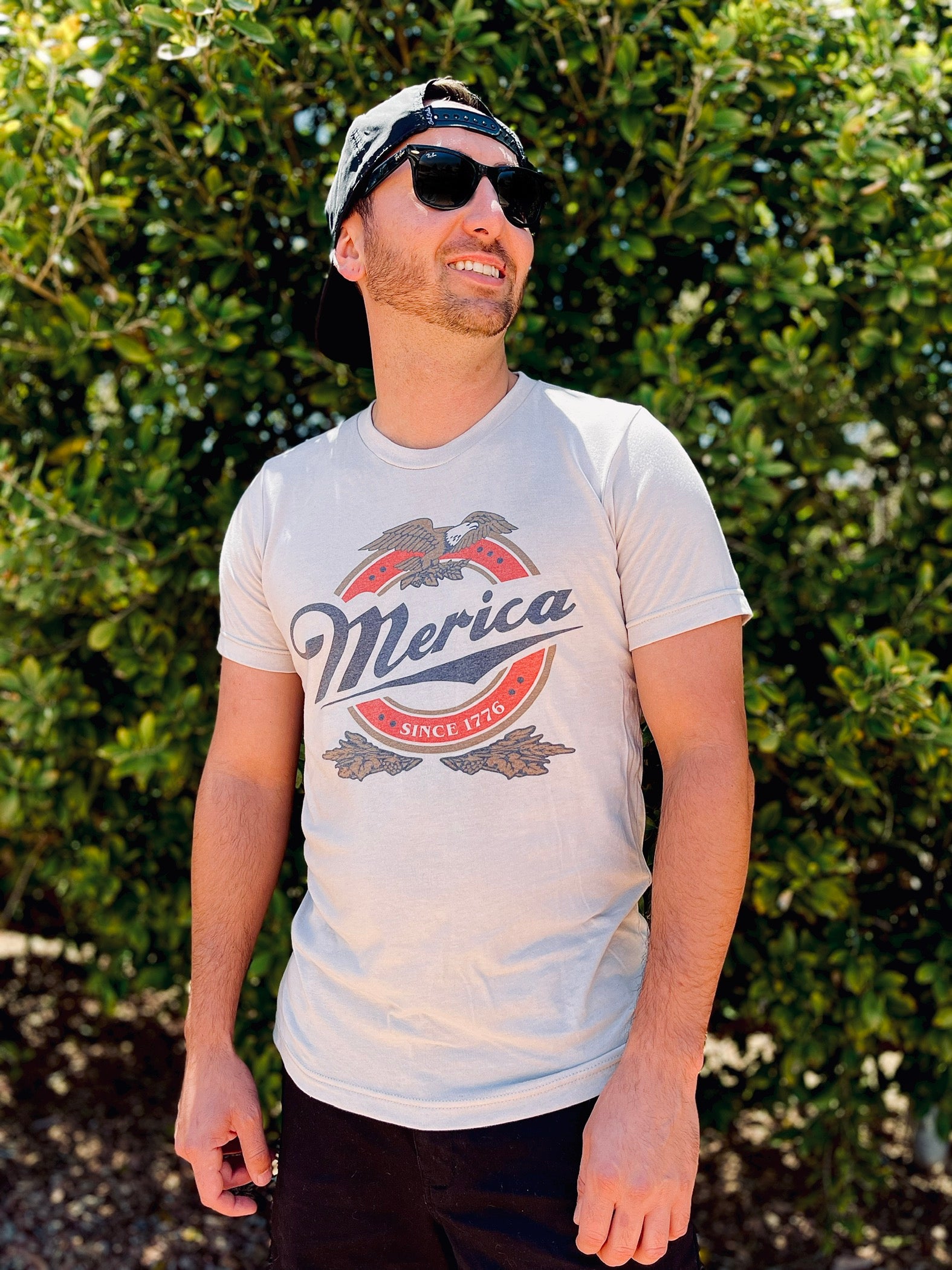 'Merica Beer Tee - CACTI & CAMO