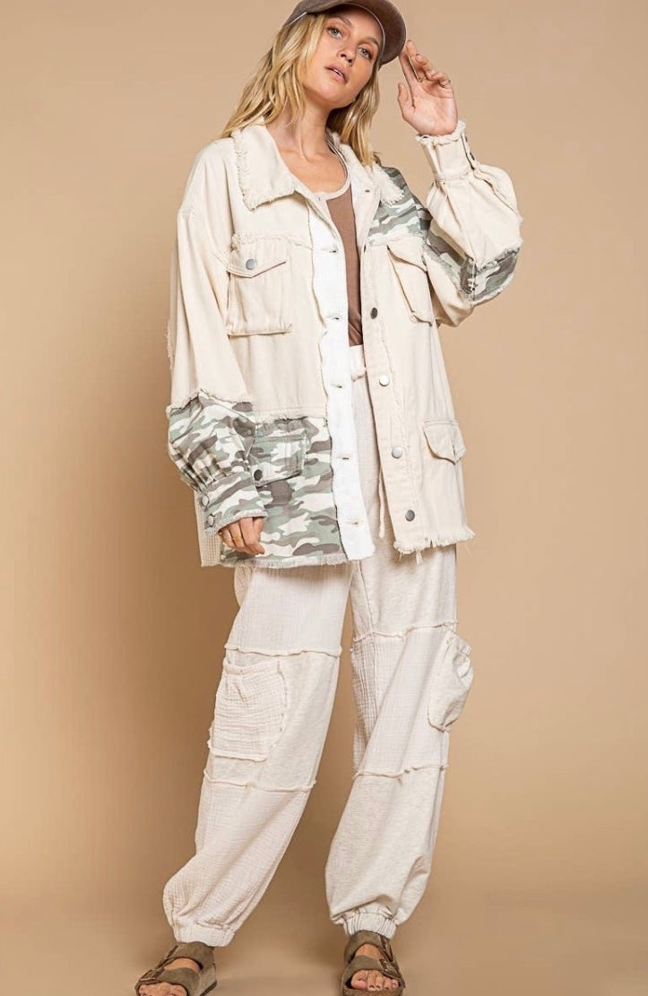 Cheyenne Camo Shacket - CACTI & CAMO