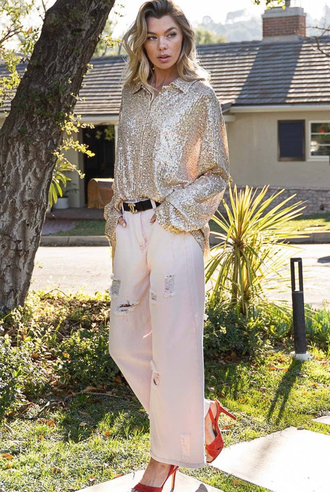 The Mirage Button Down - CACTI & CAMO