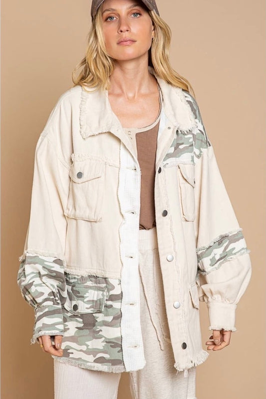 Cheyenne Camo Shacket - CACTI & CAMO