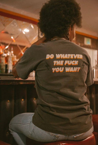 Do Whatever You Want Vintage Tee - CACTI & CAMO